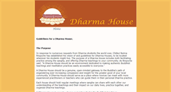 Desktop Screenshot of dharmahouse.org